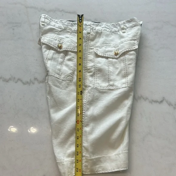 Class Roberto Cavalli Men’s Linen Shorts US Size 32 - Picture 7 of 9